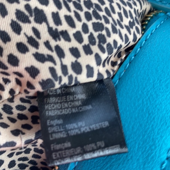 Sole Society NWT Out Turquoise Canteen Crossbody - Picture 8 of 9